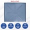 American Built Pro Dishwasher Drain Pan - Open-Ended Directs wtr Upfront for Leak Detection  - 24 inch x 20.5 inch, Gry DWP-1G - alternate 6